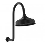 Lillian Wall Arm Shower Set Matte Black